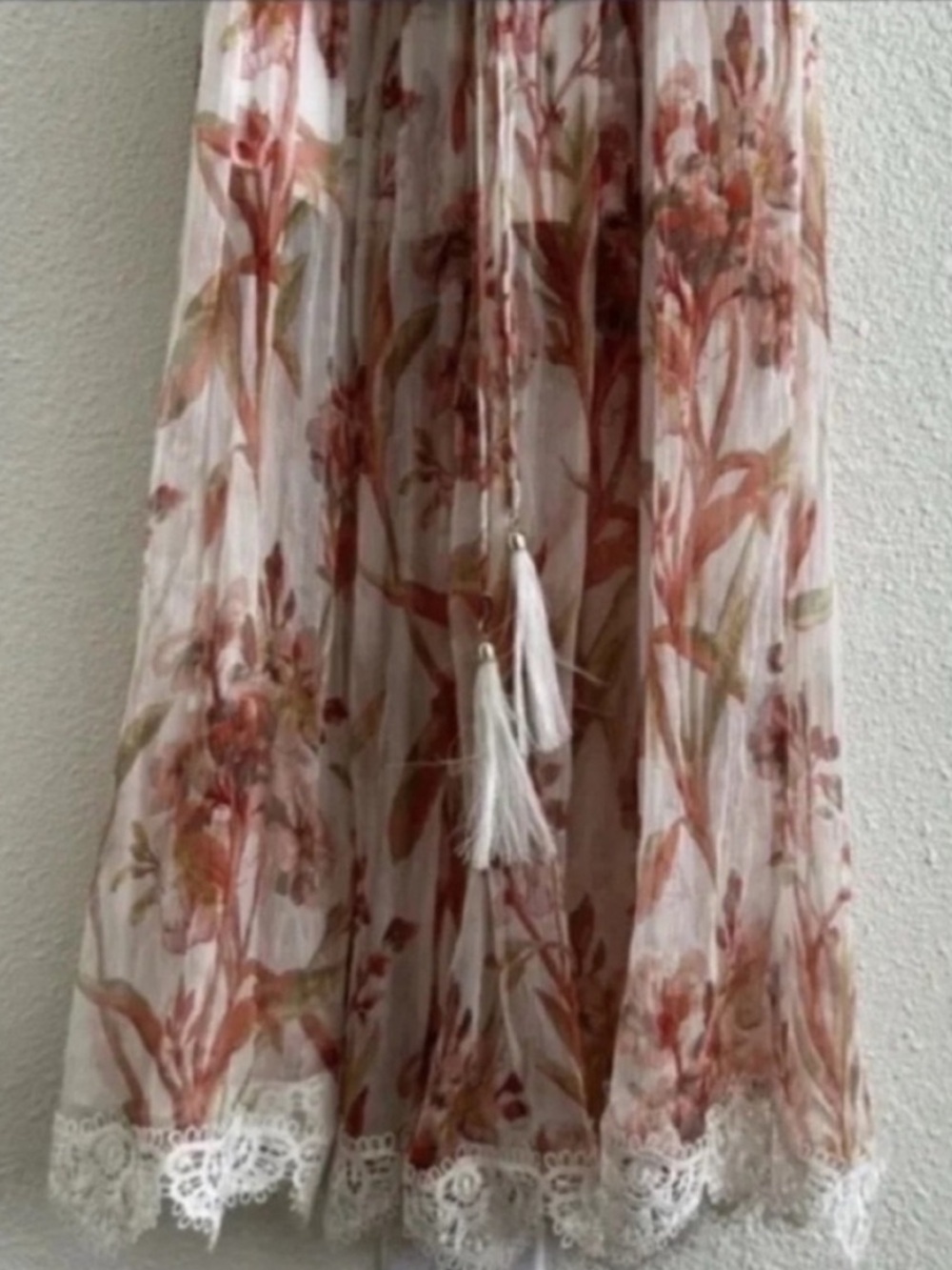 Zimmermann Oleander Floral Crinkled Slouch Silk Midi Dress - Picture 5 of 7